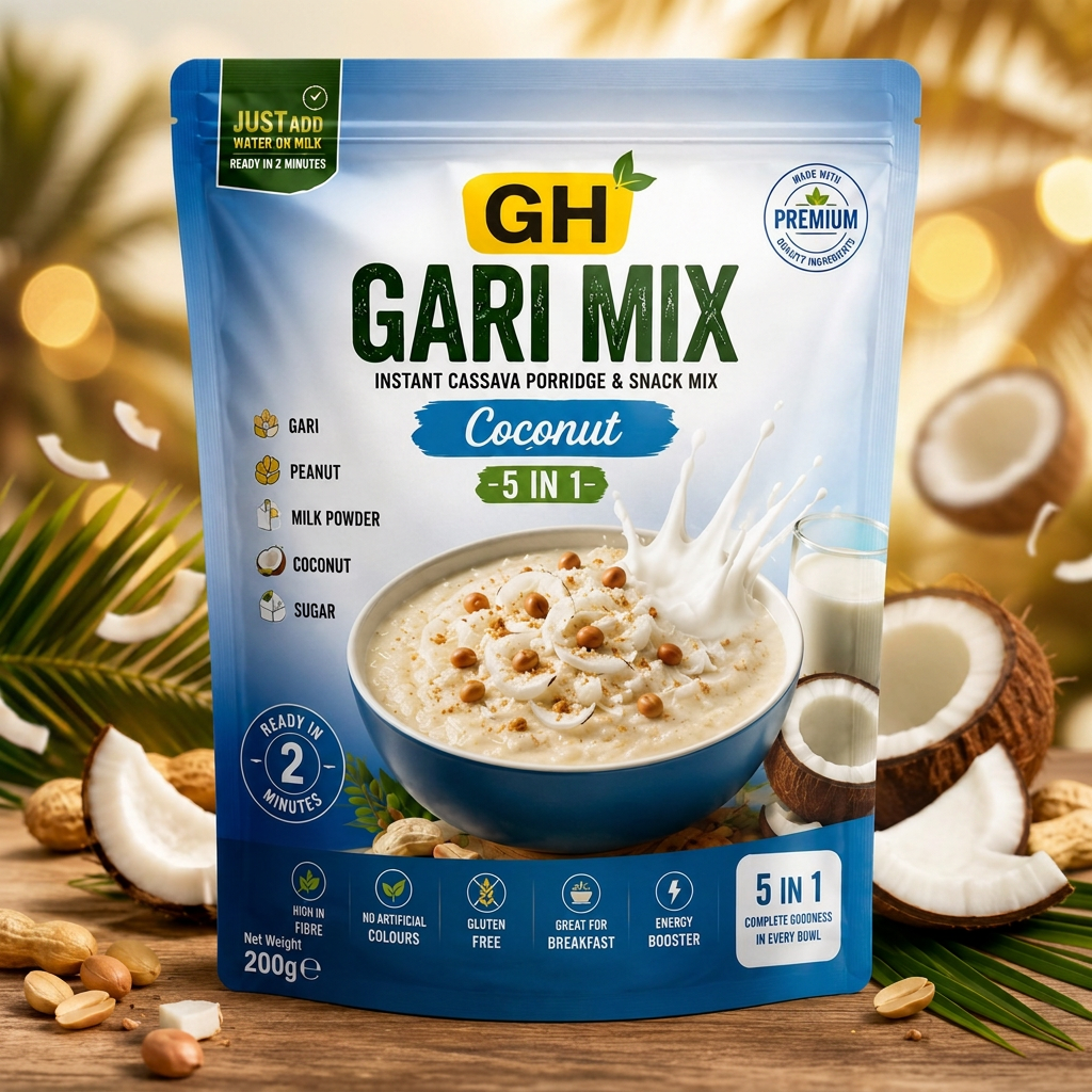 GH Gari Mix Coconut 200g pouch